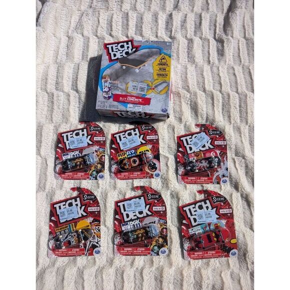 Tech Deck Target Exclusive STEEZE Series Fingerboard Skateboard Lot of 6 NEW! - Picture 1 of 7